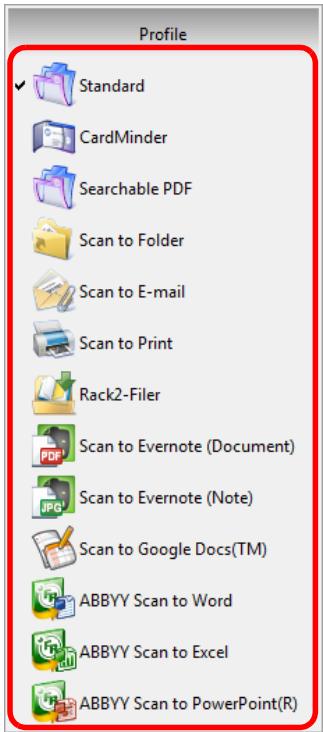 FUJITSU SCANSNAP S1300I DELUXE - Select a profile. - 2