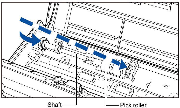 FUJITSU SCANSNAP S1300I DELUXE - Attach the shaft. - 1