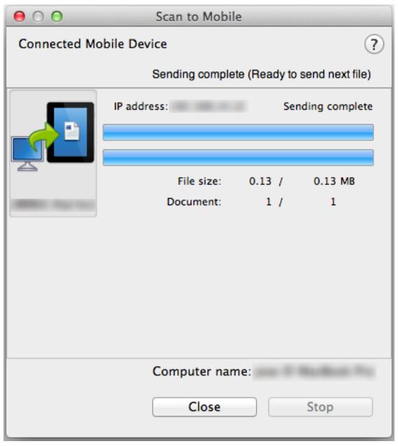 FUJITSU SCANSNAP S1300I DELUXE - Select a PDF or JPEG file to save to the mobile device, and click the [Open] button. - 1