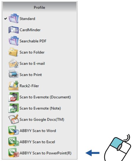 FUJITSU SCANSNAP S1300I DELUXE - Left-Click Menu - 1
