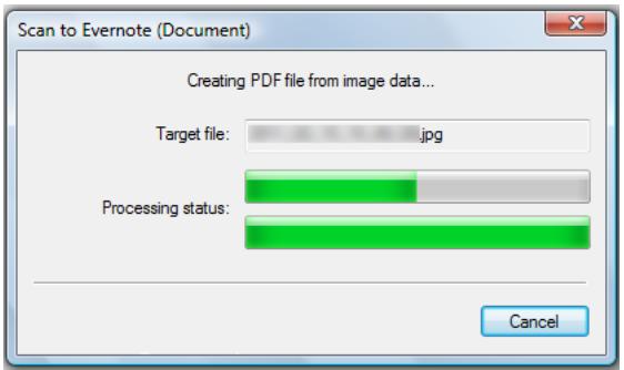 FUJITSU SCANSNAP S1300I DELUXE - Press the [Scan] button on the ScanSnap to start a scan. - 1