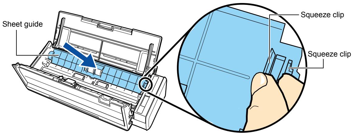 FUJITSU SCANSNAP S1300I DELUXE - Attach the sheet guide. - 1