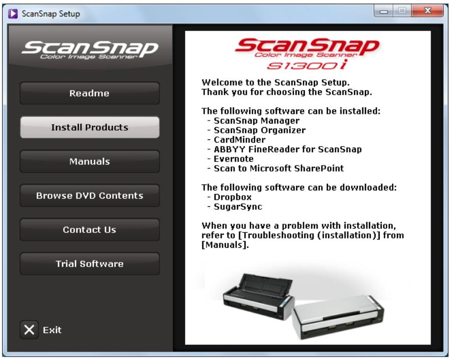 FUJITSU SCANSNAP S1300I DELUXE - How to Install the Software - 1