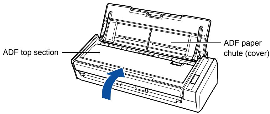 FUJITSU SCANSNAP S1300I DELUXE - 12.Close the ADF top section. - 1