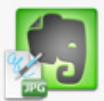 FUJITSU SCANSNAP S1300I DELUXE - Click the [Scan to Evernote (Note)] icon - 1