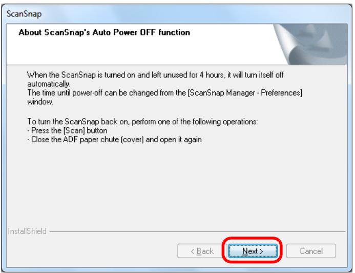 FUJITSU SCANSNAP S1300I DELUXE - Read the explanation, and then click the [Next] button. - 1