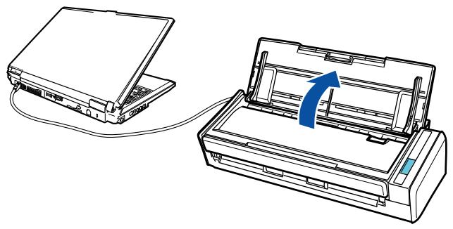 FUJITSU SCANSNAP S1300I DELUXE - -Turning the ScanSnap on - 1