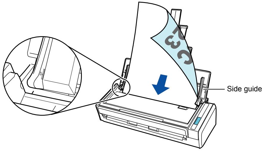 FUJITSU SCANSNAP S1300I DELUXE - Load the documents in the ADF paper chute (cover). - 1