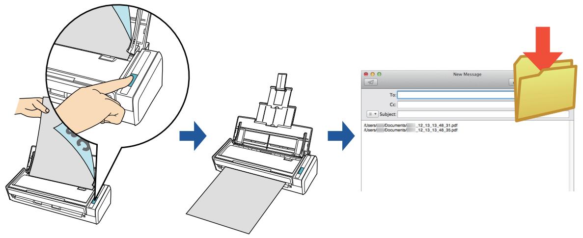 FUJITSU SCANSNAP S1300I DELUXE - Saving Data in a Specified Folder - 1