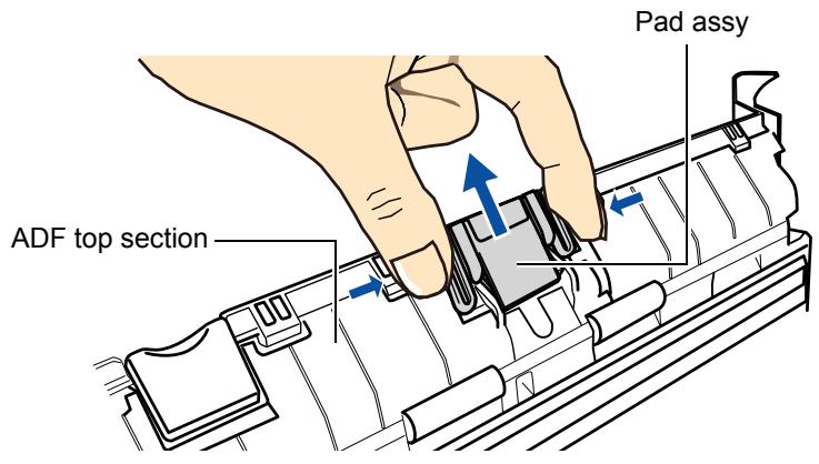 FUJITSU SCANSNAP S1300I DELUXE - Replacing the Pad Assy - 2