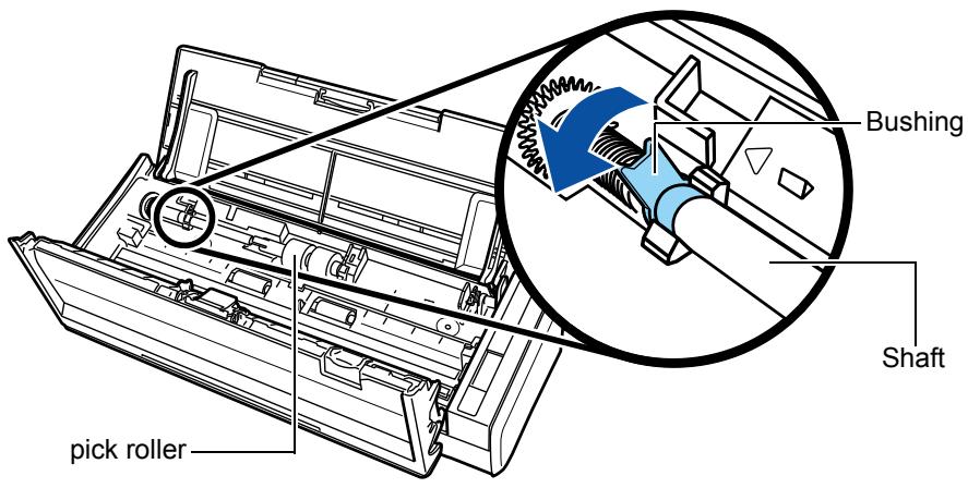 FUJITSU SCANSNAP S1300I DELUXE - Rotate the bushing (left). - 1