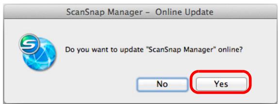 FUJITSU SCANSNAP S1300I DELUXE - Click the [Yes] button. - 1