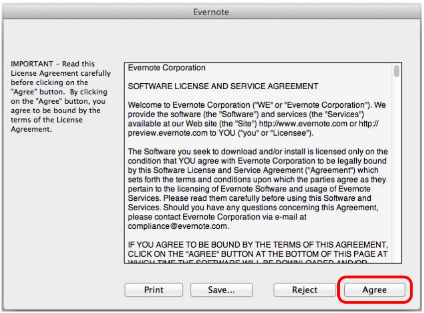 FUJITSU SCANSNAP S1300I DELUXE - To accept the license agreement, click the [Agree] button. - 1