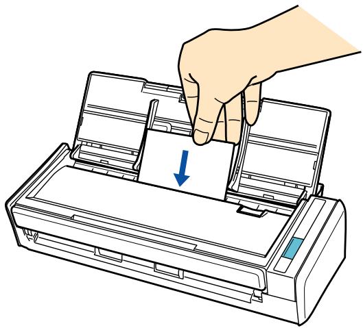 FUJITSU SCANSNAP S1300I DELUXE - Load a business card in the ScanSnap. - 1