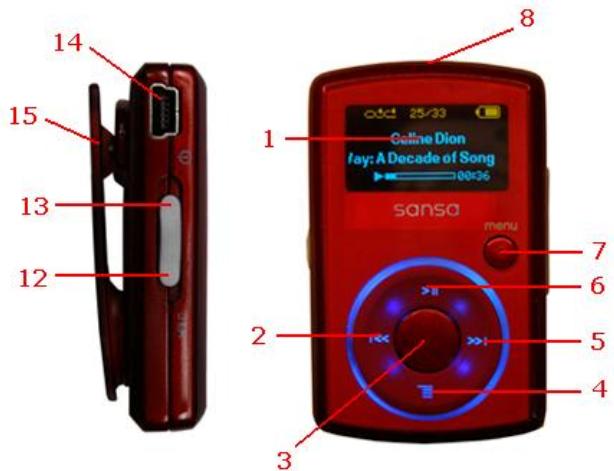 SANDISK SANSA CLIP+ - Aperçu du sansa® clip - 1