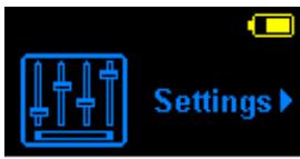 SANDISK SANSA CLIP+ - Options du menu principal - 4