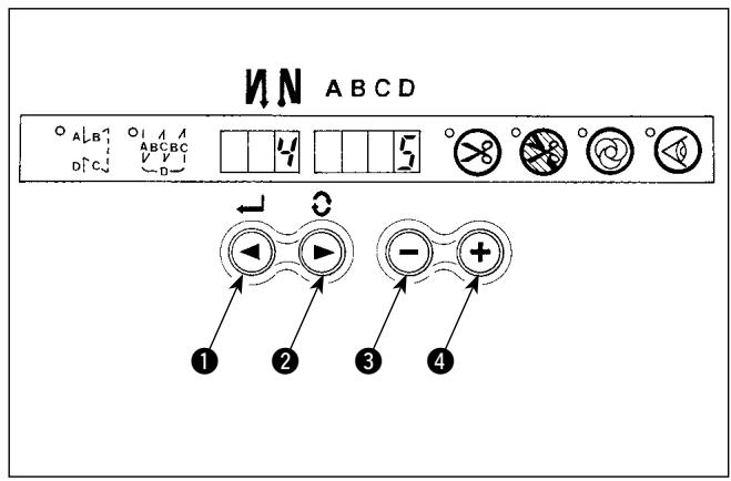 JUKI DDL 5550 - [Procédure de passage en mode de paramétrage des fonctions] - 5