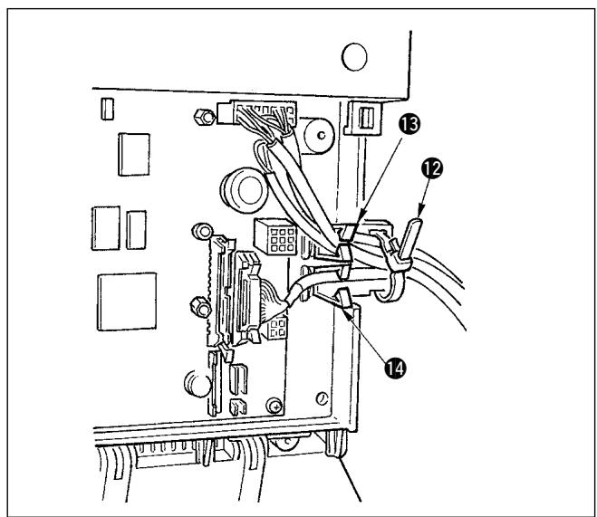 JUKI DDL 5550 - Raccordement des cordons - 5