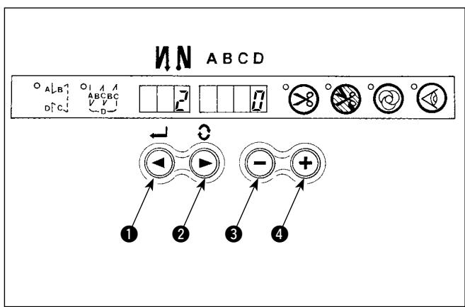 JUKI DDL 5550 - [Procédure de passage en mode de paramétrage des fonctions] - 1