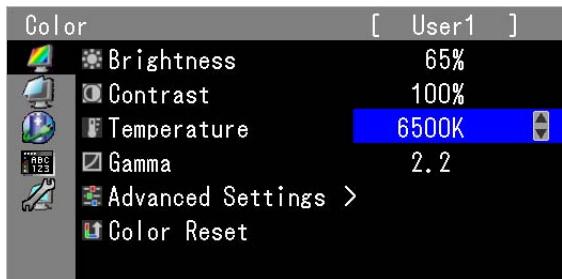 EIZO FLEXSCAN SX2762W - Adjusting/Setting - 3