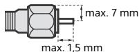 SONY KDL32W705C - Empfehlung für Stecker des F-Types - 1