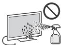 SONY KDL32W705C - Utilizar e limpar o ecra/a caixa do teovisor - 1
