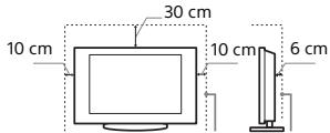 SONY KDL32W705C - Installatie op de standard - 1
