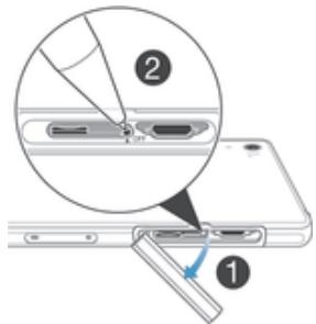 SONY XPERIA TABLET Z2 10,1 - Restarting and resetting - 1