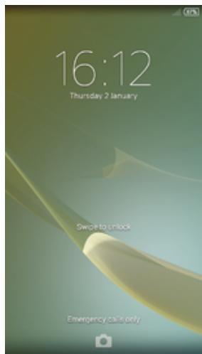 SONY XPERIA TABLET Z2 10,1 - Locking and unlocking the screen - 1
