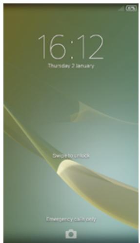 SONY XPERIA Z2 SGP511E1 - Locking and unlocking the screen - 1