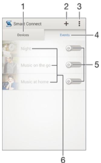 SONY XPERIA Z2 SGP511E1 - Controlling accessories and settings with Smart Connect - 1