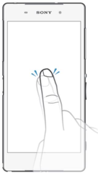 SONY XPERIA Z2 SGP511E1 - Using the touchscreen - 1