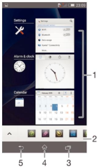 SONY XPERIA Z2 SGP511E1 - Navigating applications - 1