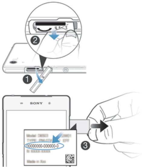 SONY XPERIA Z2 SGP511E1 - IMEI number - 1