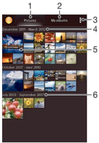 SONY XPERIA Z2 SGP511E1 - Viewing photos and videos - 1