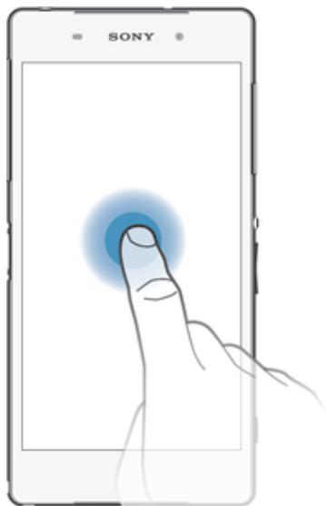 SONY XPERIA Z2 SGP511E1 - Using the touchscreen - 2