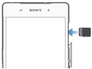 SONY XPERIA Z2 SGP511E1 - To insert the micro SIM card - 2