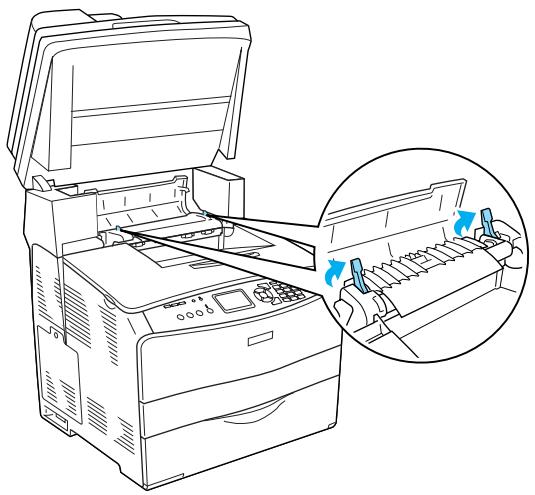 EPSON ACULASER CX21NFC - Ouvrez le capot c. - 2