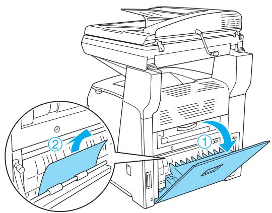 EPSON ACULASER CX21NFC - Lorsque des transparents sont coincés dans le bac BM - 2