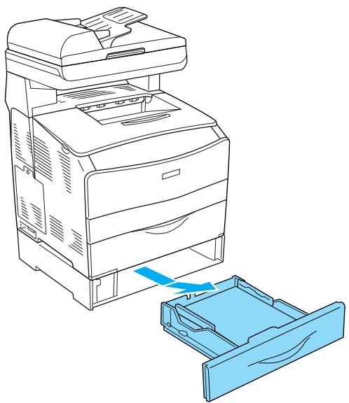 EPSON ACULASER CX21NFC - Bourrage lc/g (bac papier optionnel et capot g) - 1