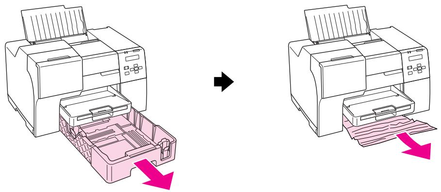 EPSON B-510DN - Dans la cassette de papier avant : - 1
