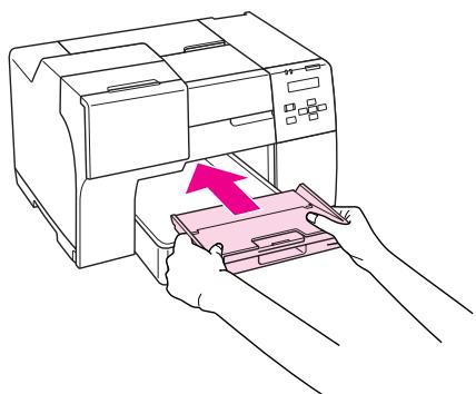 EPSON B-510DN - Configuration du bac de guidage en sortie pour le papier epson professional flyer - 3