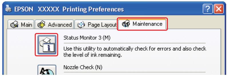 EPSON B-510DN - Utilisation d'epson status monitor 3 - 1