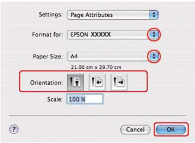 EPSON B-510DN - Paramètres de l'imprimante sous mac OS x 10.3 ou 10.4 - 1