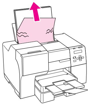 EPSON B-510DN - Dans le bac feuille à feuille arrêté : - 1