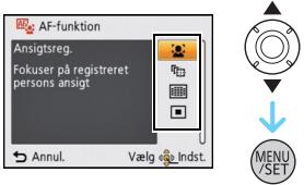 PANASONIC LUMIX DMC-SZ1EF - Tryk på / for at vælge indstillingen, og tryk derefter på [MENU/SET]. - 1