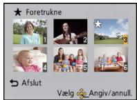 PANASONIC LUMIX DMC-SZ1EF - Vælg billeddet, og tryk derefter på [MENU/SET]. - 2