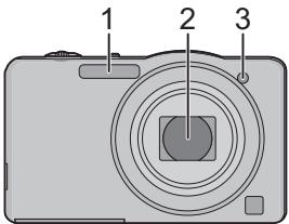 PANASONIC LUMIX DMC-SZ1EF - Navnene på komponenterne - 1
