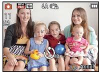 PANASONIC LUMIX DMC-SZ1EF - Tryk lukkerknappen halvt ned for at indstille fokus, og tryk derefter lukkerknappen helt ned for atAGE et billede. - 1