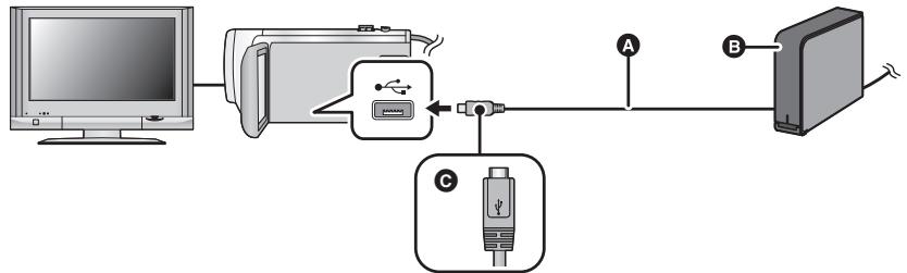 PANASONIC HC-V550 - Lecture des images stockées sur le USB HDD - 1